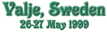 Sweden 26-27 May 1999
