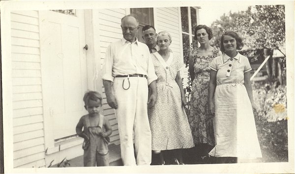 Minnie and Emil with part of their family